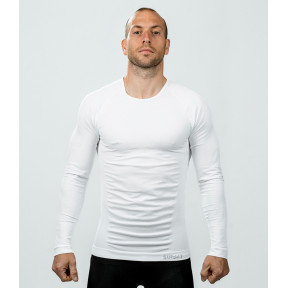 Tee-shirt ML Technical Line ATACAMA Col rond Blanc - Summit Outdoor
