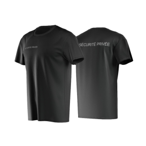 Tee-shirt noir Sécurité Privée
