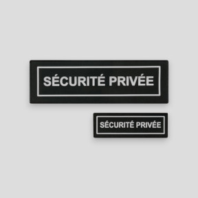 Lot dossard + bande poitrine Sécu-One Sécurité Privée - Noir - A10 Equipment
