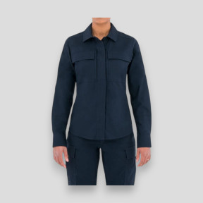 Chemise BDU femme Tactix L/S bleu nuit - First Tactical