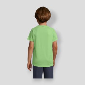 Tee-shirt à manches courtes raglan Sporty enfant - Vert Pomme - Sol's
