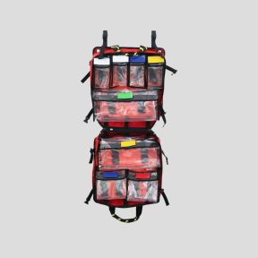 Sac de secours à panneaux modulaires TOM 50 NG - Rouge - Dimatex