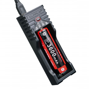 Chargeur simple K1 Pro pour batteries/piles rechargeables - Noir - Klarus