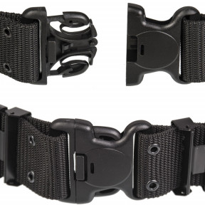 Ceinturon LC2 US avec boucle Duraflex noir - Miltec