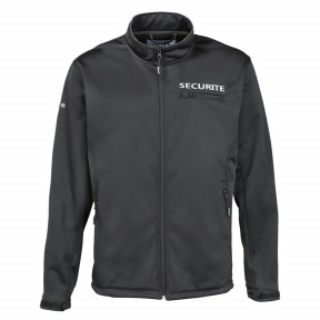 Blouson Softshell Wolf sécurité noir - CityGuard