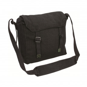 Musette militaire en coton canvas Noire - Highlander