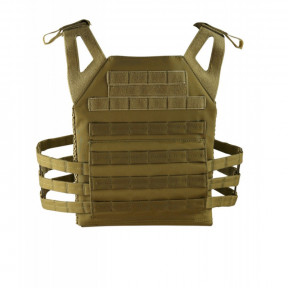 Gilet porte-plaque Buckle-tek - Coyote - Kombat Tactical