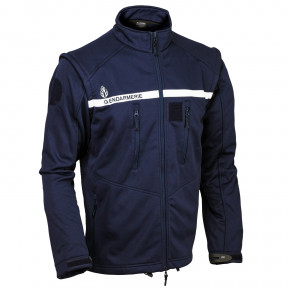 Blouson Softshell Gendarmerie 3 couches Marine manches amovibles -Patrol Equipement