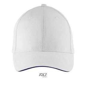Casquette buffalo blanc/french M - Sol's
