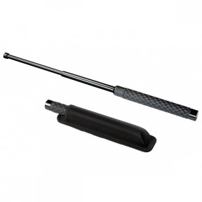 Bâton de défense télescopique renforcé 16" - Noir - A10 Equipment