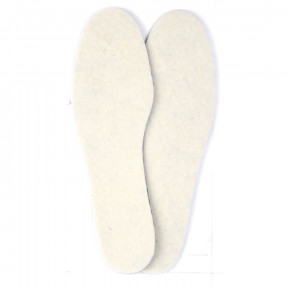 Semelles pure laine vierge Blanc - Estex