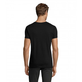 Tee-shirt homme Regent Fit col rond ajusté noir - Sol's