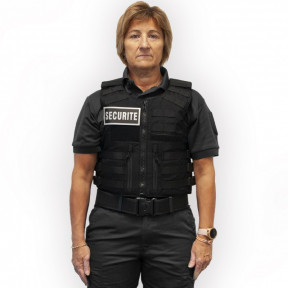 Gilet pare-balles Full Tactical NIJ IIIA Security Femme - Le Protecteur